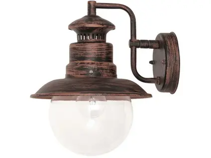 211038_ZAHRADNE SVIETIDLO RABALUX 8163 ODESSA 1X60W E27 230V IP44, ANTICKA MOSADZ, NASTENNE